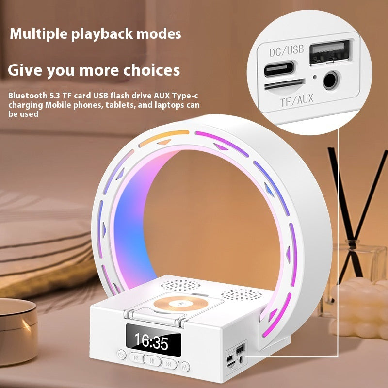 All-In-One Convenience: 4-in-1 Bluetooth Speaker Bedside Lamp