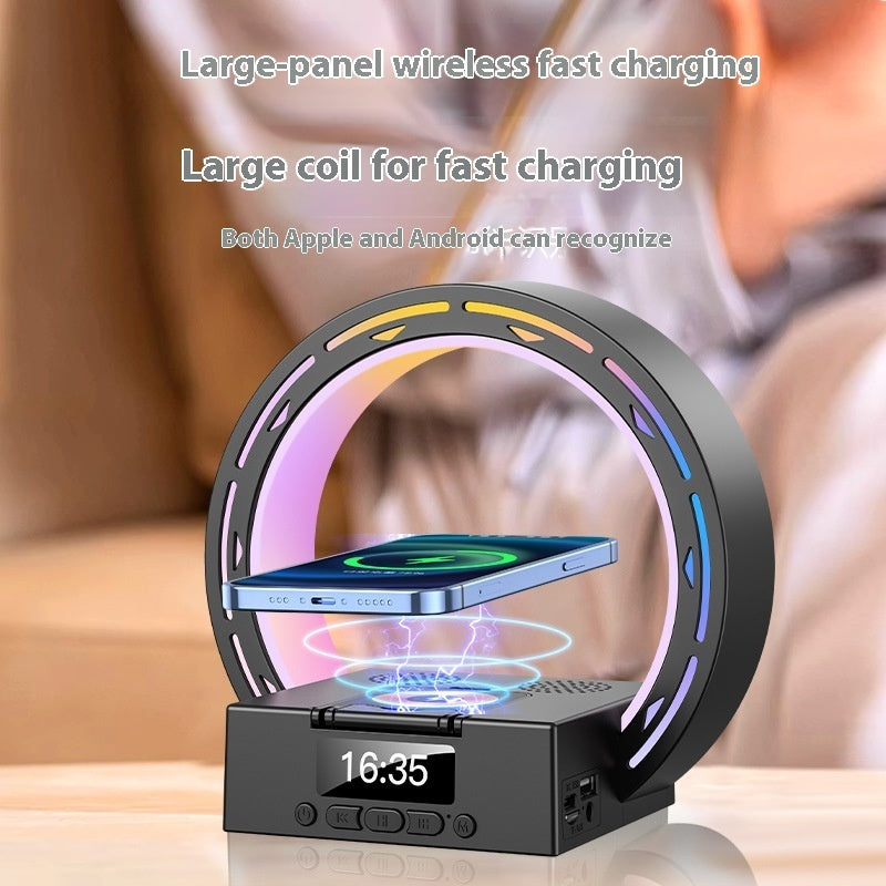 All-In-One Convenience: 4-in-1 Bluetooth Speaker Bedside Lamp