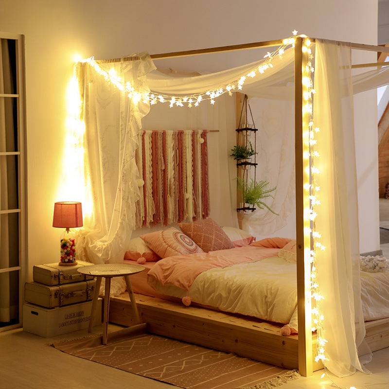 Festive Radiance: Christmas Curtain Garland Cascading Lights