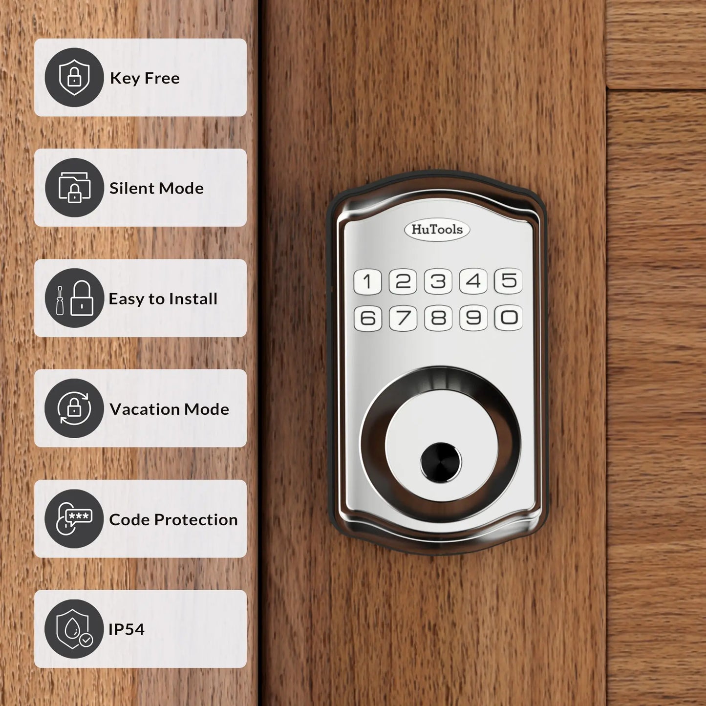 Secure Access to Your Apartment: Get a Smart Keypad Door Lock with Fingerprint Entry!