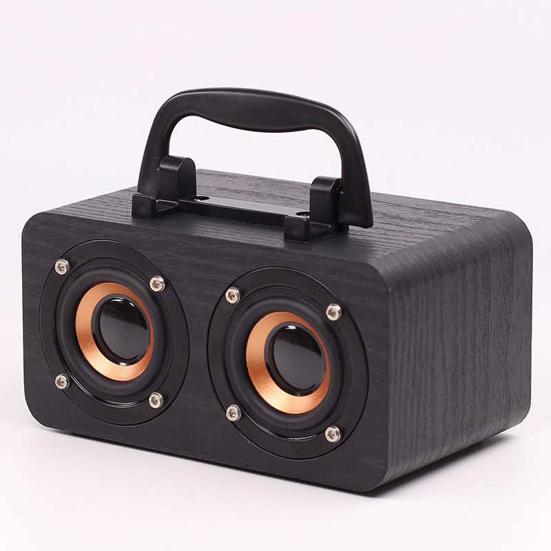 Outdoor Beats: Rugged Wooden Bluetooth Speaker