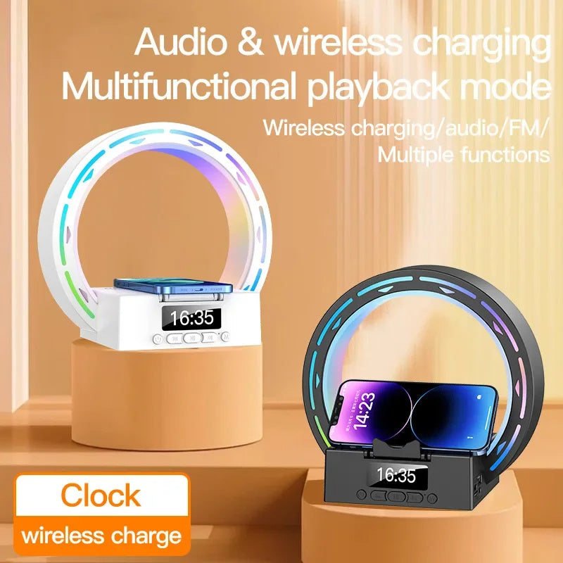 All-In-One Convenience: 4-in-1 Bluetooth Speaker Bedside Lamp