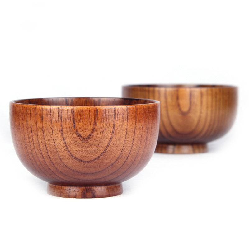 Elegant Simplicity: Japanese Style Wooden Bowl