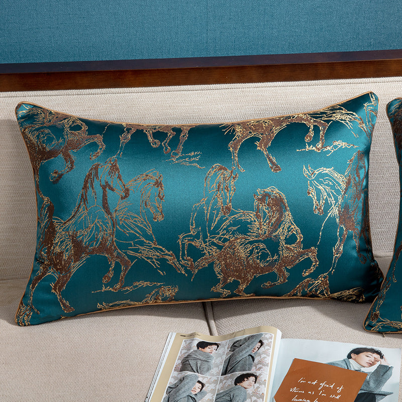 Sophisticated Seating: Luxurious Jacquard Sofa Cushion