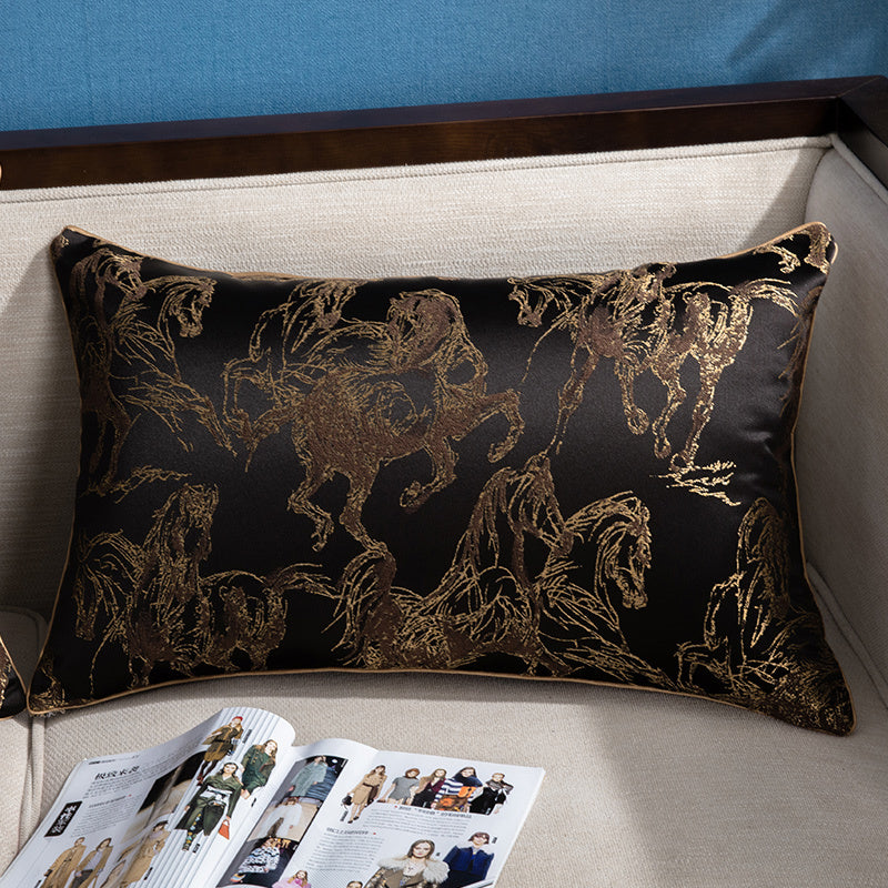 Sophisticated Seating: Luxurious Jacquard Sofa Cushion