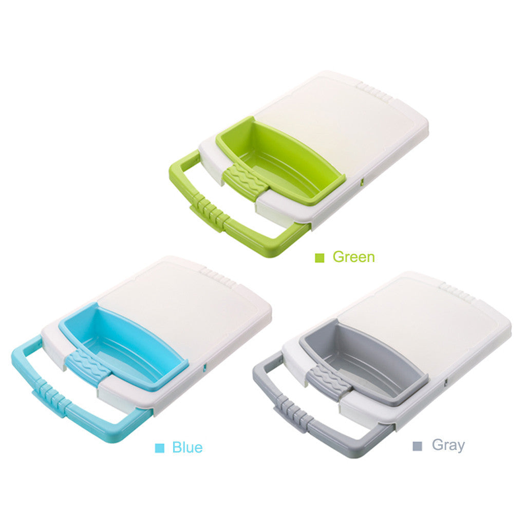 All-in-One Kitchen Essential: Multi-Function Cutting Board & Sink Basket