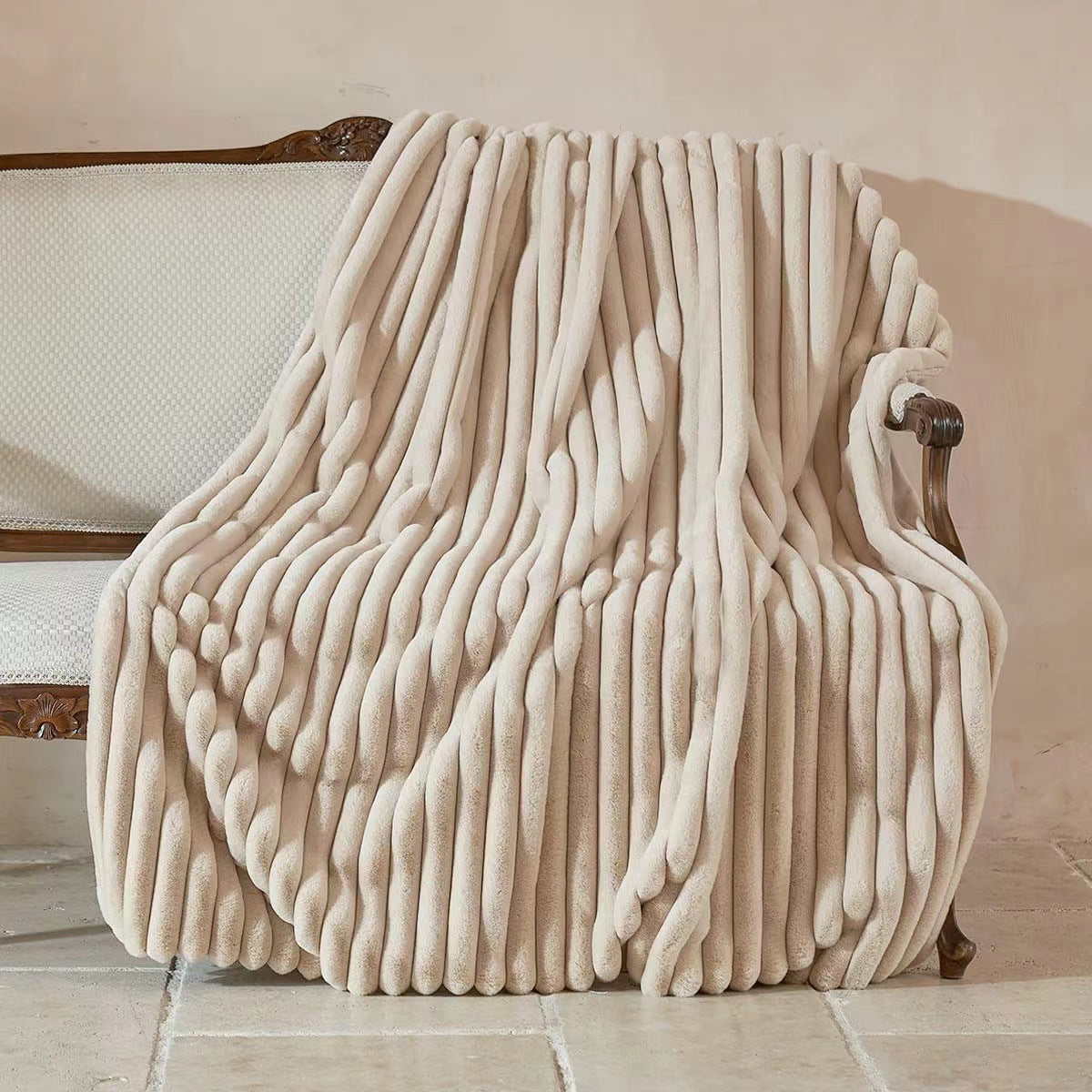 Decadent Warmth: Balcony Blanket Co - Faux Fur Blanket!