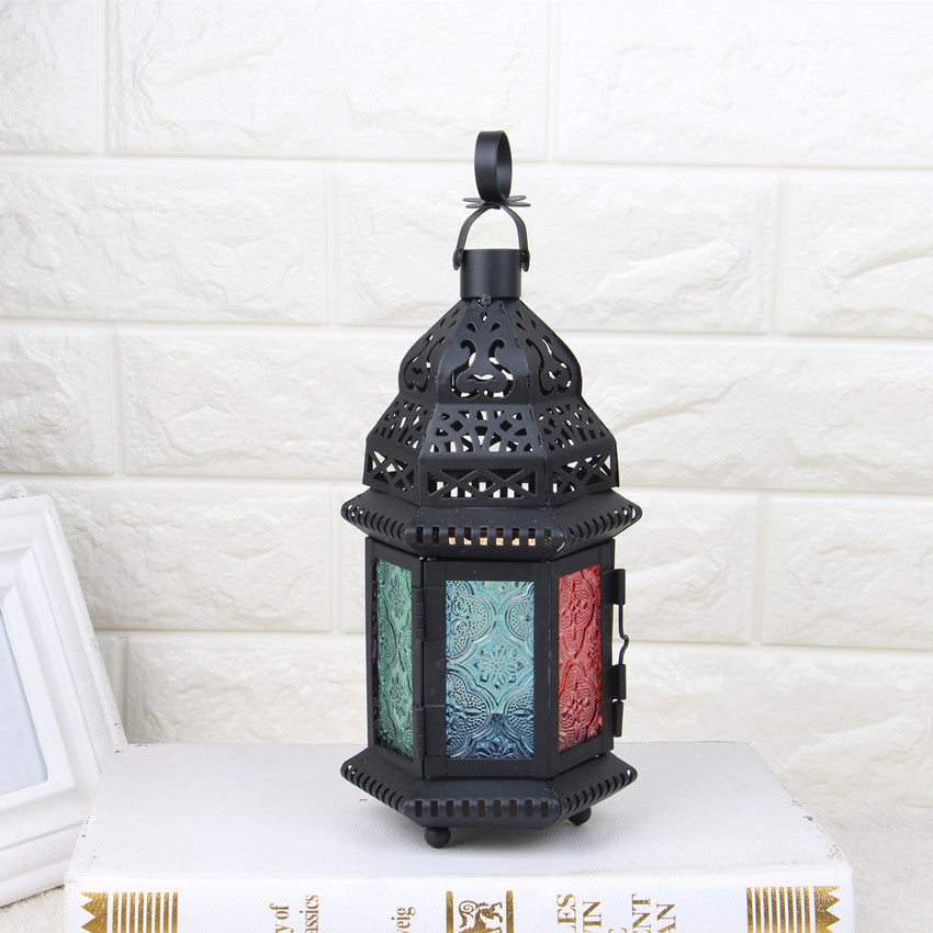 Elegant Glow: Marrakesh style Metal Candle Holder