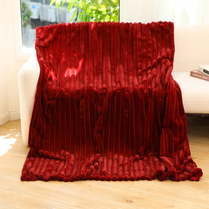 Decadent Warmth: Balcony Blanket Co - Faux Fur Blanket!