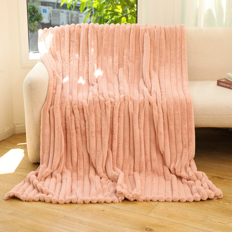 Decadent Warmth: Balcony Blanket Co - Faux Fur Blanket!