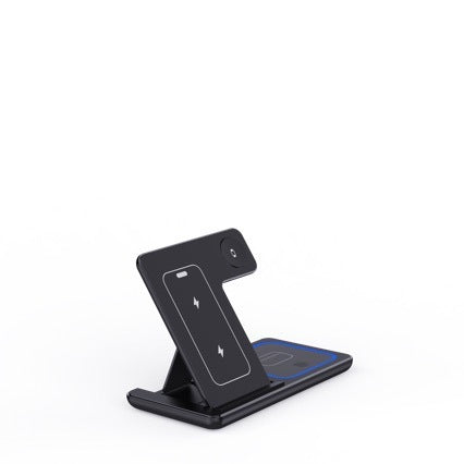 Streamline Charging: 15W 3-in-1 Fast Wireless Charger Stand for iPhone