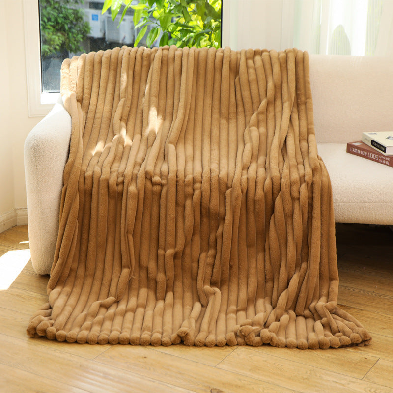 Decadent Warmth: Balcony Blanket Co - Faux Fur Blanket!