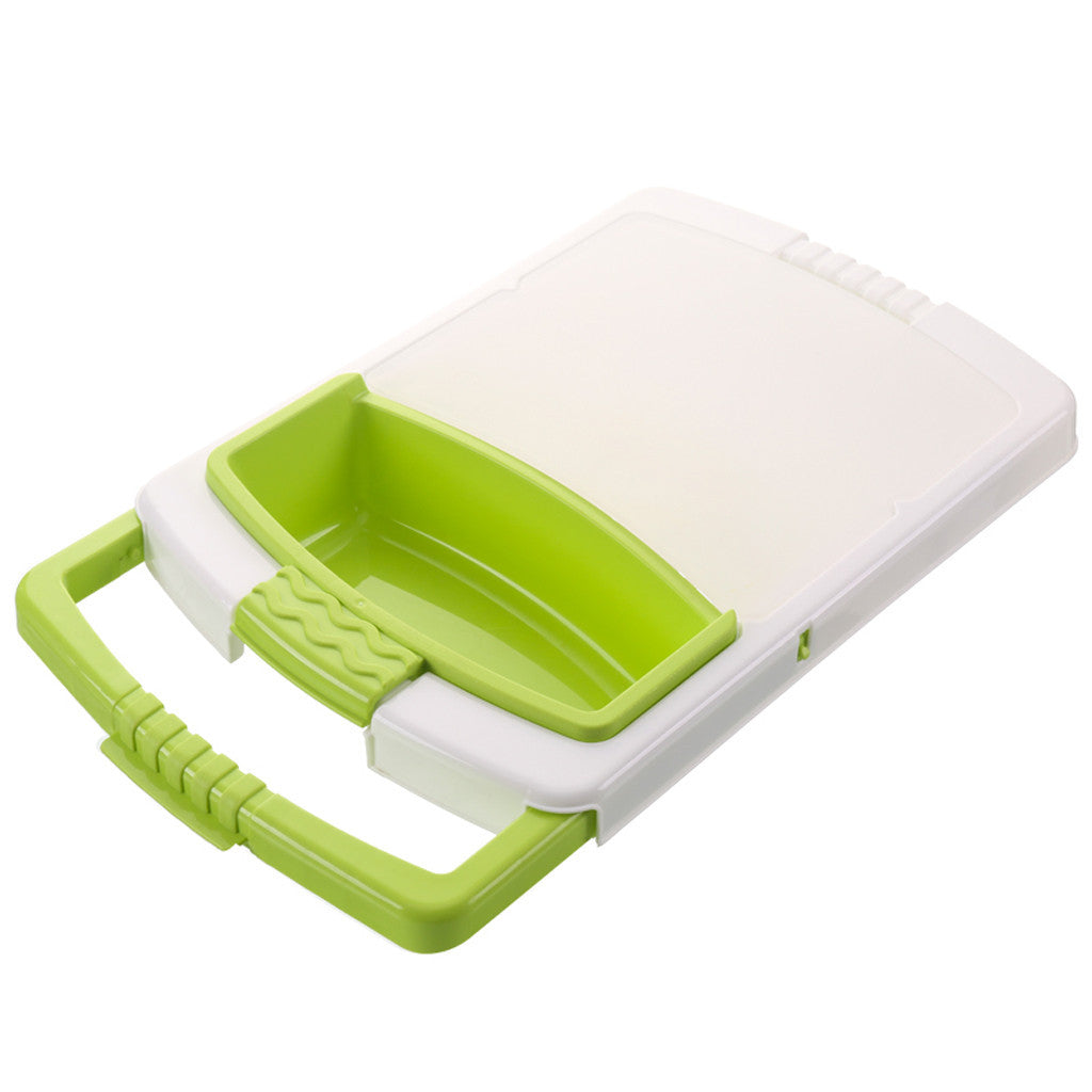 All-in-One Kitchen Essential: Multi-Function Cutting Board & Sink Basket