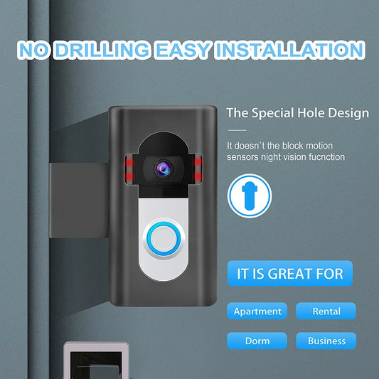 Secure Mount: Anti-Theft Video Doorbell Holder (For Use With Our Doorbell System)