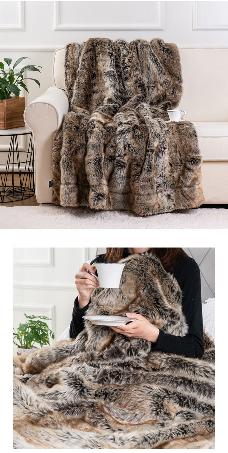 Luxurious Comfort: High-Quality Faux Fur Blanket