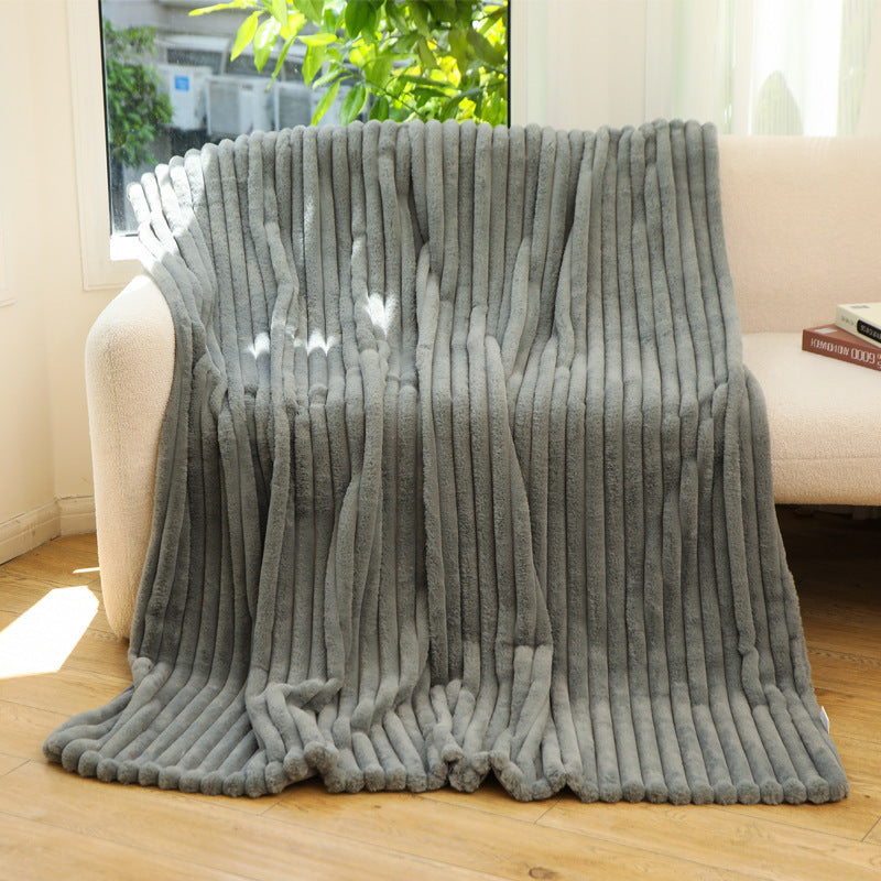 Decadent Warmth: Balcony Blanket Co - Faux Fur Blanket!