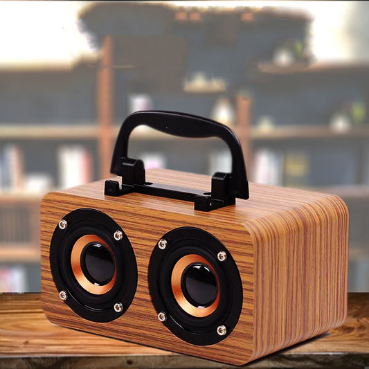 Outdoor Beats: Rugged Wooden Bluetooth Speaker