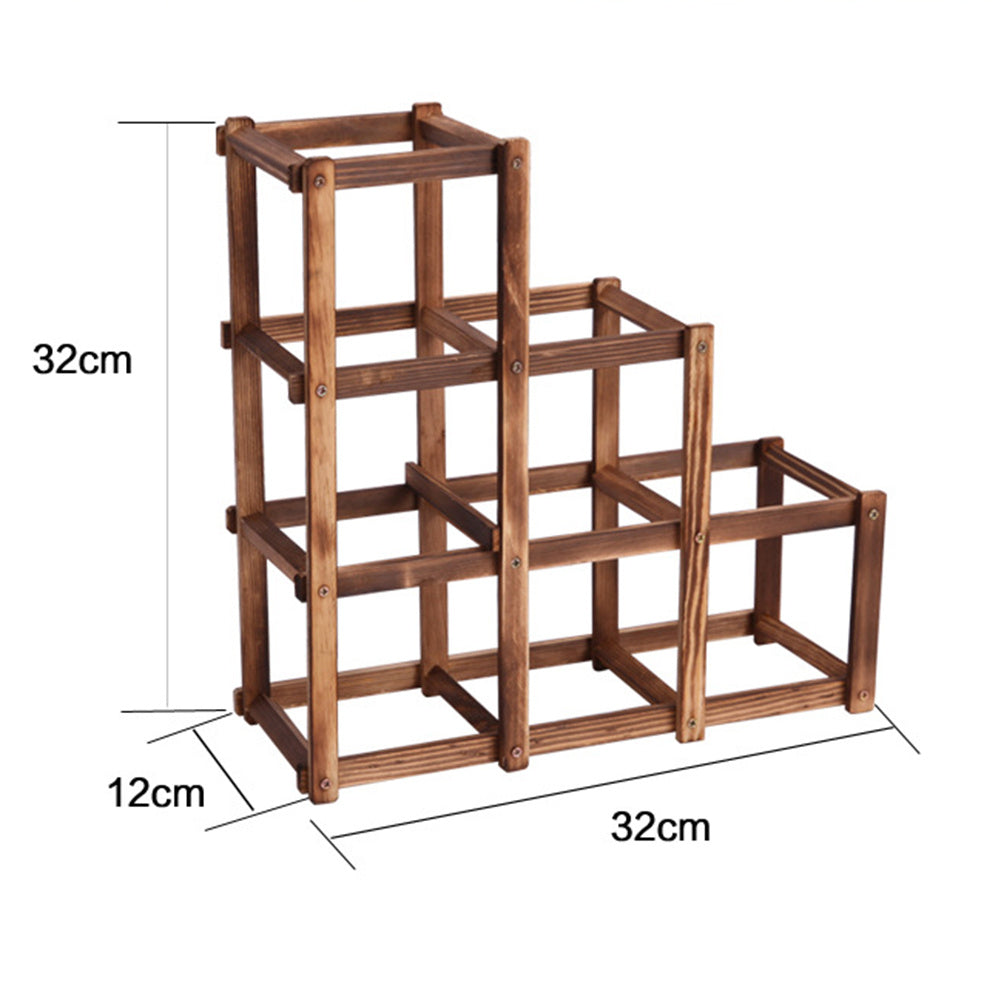 Elegant Simplicity: Folding Solid Wood Wine Rack